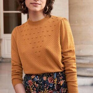 Sezane Women's Mustard Sweater